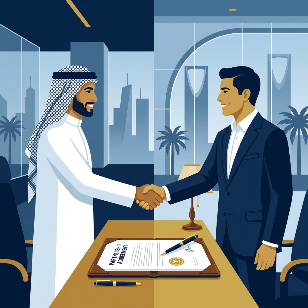 صياغة عقد الشراكة في السعودية